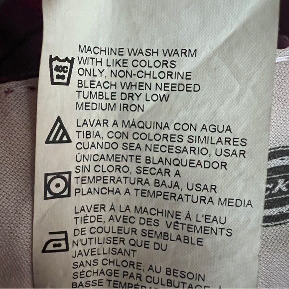 Dickies 874 Original Fit Fringed Hem Plum Burgundy Pants Size 30x32 EUC - Picture 8 of 9